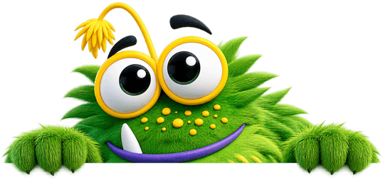 Tapemonster Maskottchen Möh
