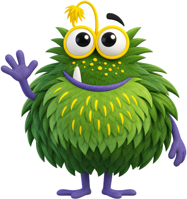 Möh – das kleine Tapemonster Maskottchen