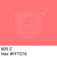 PP-adhesive tape with logo print - 1-color - 66 m light red #FF7276 - best value