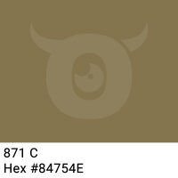 PP-adhesive tape with logo print - 1-color - 66 m dark khaki #84754E - best value