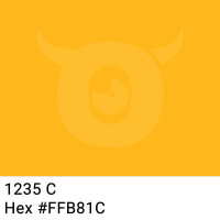 PP-adhesive tape with logo print - 1-color - 66 m orange #FFB81C - best value