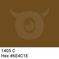 PP-adhesive tape with logo print - 1-color - 66 m dark brown #6E4C1E - best value