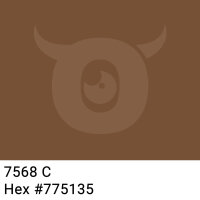 PP-adhesive tape with logo print - 1-color - 66 m dark brown #775135 - best value