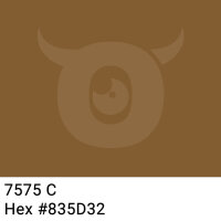 PP-adhesive tape with logo print - 1-color - 66 m dark brown #835D32 - best value