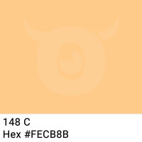 PP-adhesive tape with logo print - 1-color - 66 m light orange #FECB8B - best value