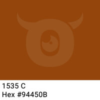 PP-adhesive tape with logo print - 1-color - 66 m dark rust brown #94450B - best value