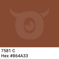 PP-adhesive tape with logo print - 1-color - 66 m dark brown #864A33 - best value