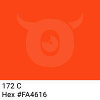 PP-Klebeband mit Logo Druck - 1-farbig - 66 m Leuchtendes Orange #FA4616 - Laut abrollend