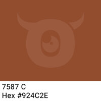 PP-Klebeband mit Logo Druck - 1-farbig - 66 m Dunkles Rotbraun #924C2E - Laut abrollend