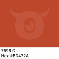 PP-adhesive tape with logo print - 1-color - 66 m dark red #BD472A - best value