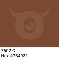 PP-adhesive tape with logo print - 1-color - 66 m dark brown #7B4931 - best value