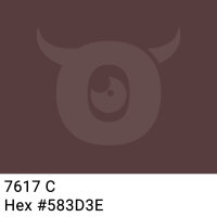 PP-adhesive tape with logo print - 1-color - 66 m very dark red brown #583D3E - best value