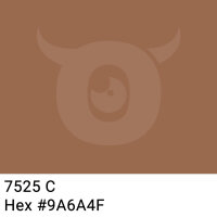 PP-adhesive tape with logo print - 1-color - 66 m dark gray brown #9A6A4F - best value