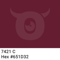 PP-adhesive tape with logo print - 1-color - 66 m dark red brown #651D32 - best value