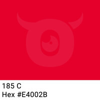 PP-adhesive tape with logo print - 1-color - 66 m bright red #E4002B - best value