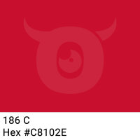 PP-adhesive tape with logo print - 1-color - 66 m dark red #C8102E - best value