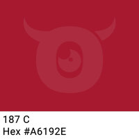 PP-adhesive tape with logo print - 1-color - 66 m dark red #A6192E - best value