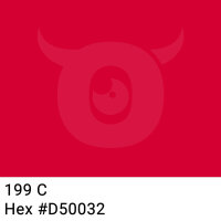 PP-adhesive tape with logo print - 1-color - 66 m bright red #D50032 - best value