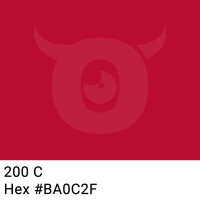 PP-Klebeband mit Logo Druck - 1-farbig - 66 m Dunkles Rot #BA0C2F - Laut abrollend