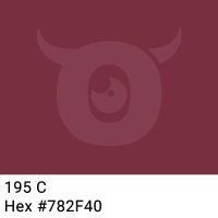 PP-adhesive tape with logo print - 1-color - 66 m dark red brown #782F40 - best value