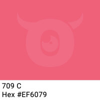 PP-Klebeband mit Logo Druck - 1-farbig - 66 m Leuchtendes Pink #EF6079 - Laut abrollend