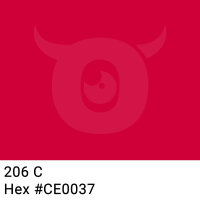 PP-adhesive tape with logo print - 1-color - 66 m bright red #CE0037 - best value