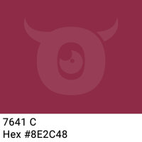 PP-adhesive tape with logo print - 1-color - 66 m dark red #8E2C48 - best value