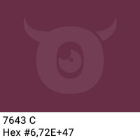 PP-adhesive tape with logo print - 1-color - 66 m dark red brown #672E45 - best value