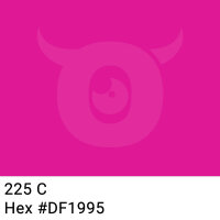 PP-adhesive tape with logo print - 1-color - 66 m dark pink #DF1995 - best value