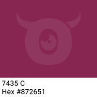 PP-adhesive tape with logo print - 1-color - 66 m dark pink #872651 - best value