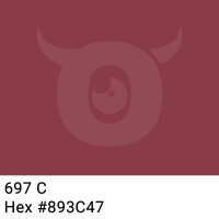 PP-adhesive tape with logo print - 1-color - 66 m dark red brown #893C47 - best value