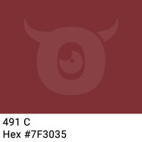 PP-adhesive tape with logo print - 1-color - 66 m dark red brown #7F3035 - best value