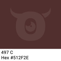 PP-adhesive tape with logo print - 1-color - 66 m very dark red brown #512F2E - best value