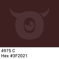 PP-adhesive tape with logo print - 1-color - 66 m very dark brown #3F2021 - best value