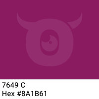 PP-Klebeband mit Logo Druck - 1-farbig - 66 m Dunkles Pink #8A1B61 - Laut abrollend