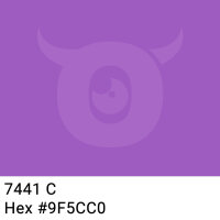 PP-adhesive tape with logo print - 1-color - 66 m dark purple #9F5CC0 - best value