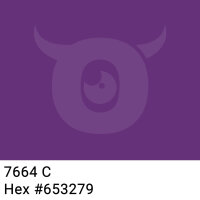 PP-adhesive tape with logo print - 1-color - 66 m dark violet #653279 - best value