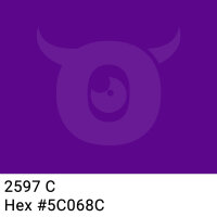 PP-adhesive tape with logo print - 1-color - 66 m dark violet #5C068C - best value