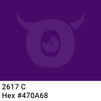 PP-adhesive tape with logo print - 1-color - 66 m very dark purple #470A68 - best value