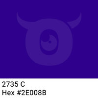 PP-adhesive tape with logo print - 1-color - 66 m dark purple #2E008B - best value