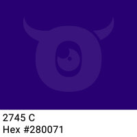 PP-adhesive tape with logo print - 1-color - 66 m dark violet #280071 - best value