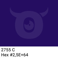 PP-adhesive tape with logo print - 1-color - 66 m dark violet #250E62 - best value