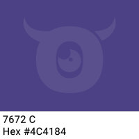 PP-adhesive tape with logo print - 1-color - 66 m dark lavender #4C4184 - best value