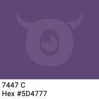 PP-adhesive tape with logo print - 1-color - 66 m dark lavender #5D4777 - best value