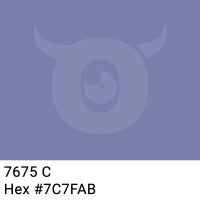 PP-adhesive tape with logo print - 1-color - 66 m blue gray #7C7FAB - best value