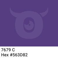 PP-adhesive tape with logo print - 1-color - 66 m dark purple #563D82 - best value