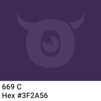 PP-adhesive tape with logo print - 1-color - 66 m dark lavender brown #3F2A56 - best value