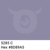 PP-adhesive tape with logo print - 1-color - 66 m blue gray #8D89A5 - best value