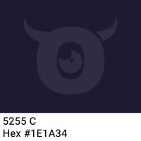 PP-adhesive tape with logo print - 1-color - 66 m very dark violet #1E1A34 - best value