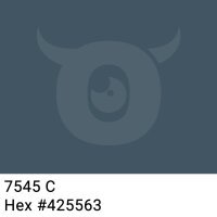 PP-adhesive tape with logo print - 1-color - 66 m dark blue gray #425563 - best value